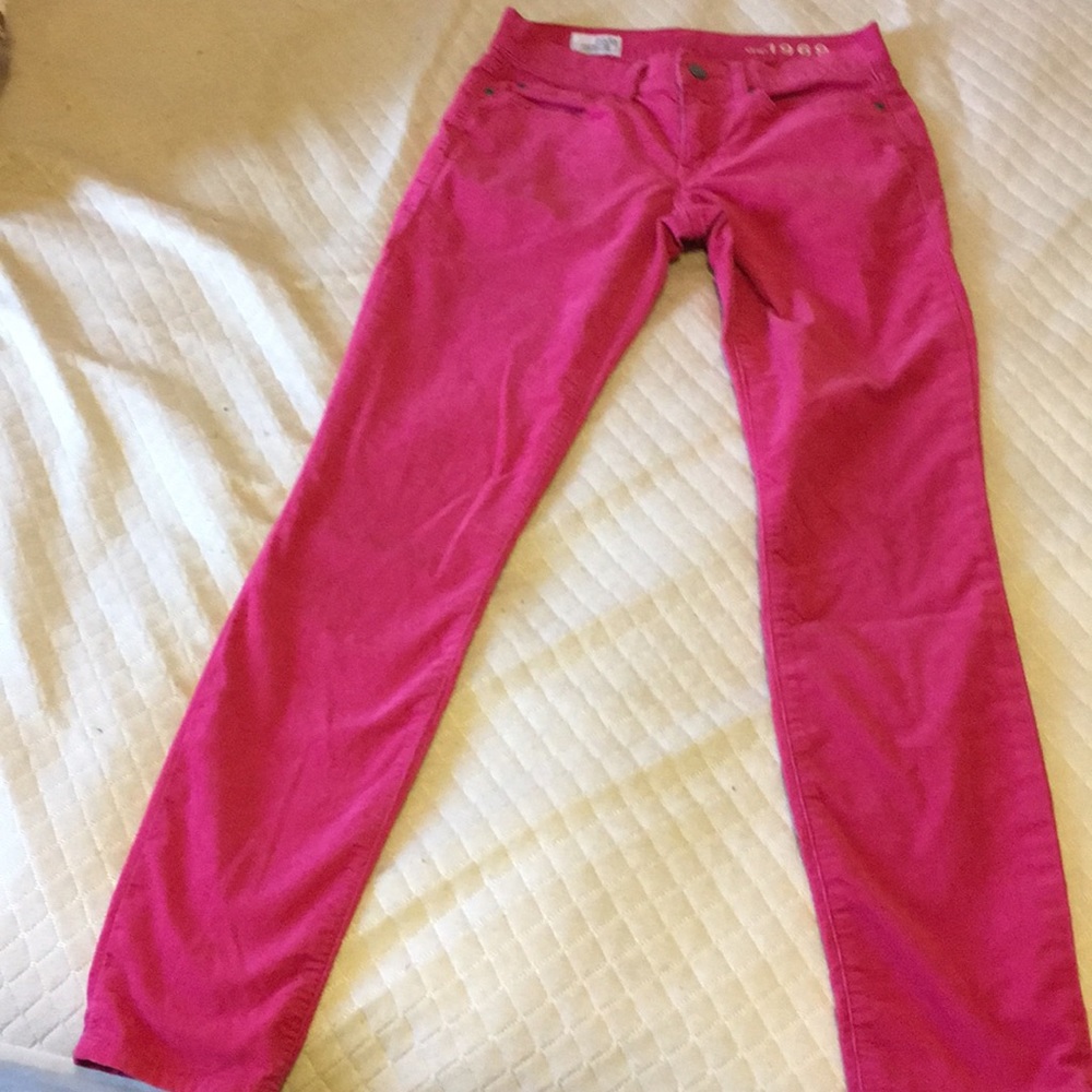 Soft pink vintage jeans